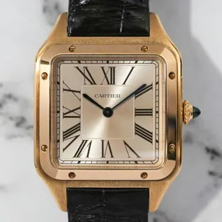 Cartier Santos de Cartier WGSA0027 43.5mm Yellow gold Champagne