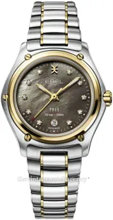 Ebel 1911 1216660 30mm Brushed/polished steel Gray