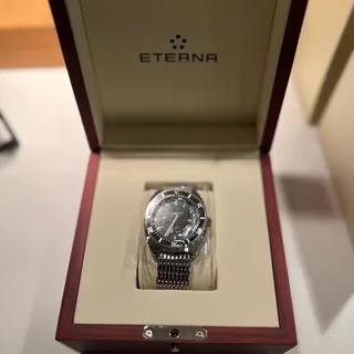 Eterna Heritage 1973.41.41.1230 44mm Stainless steel Black