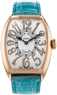 Franck Muller Cintree Curvex 5852 QZ REL 5N Rose gold Silver