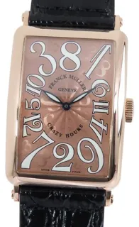 Franck Muller Crazy Hours 1200CH LONG 54mm Rose gold Golden