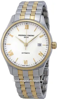 Frédérique Constant Classics FC-303WN5B3B 40mm Gold toned steel White