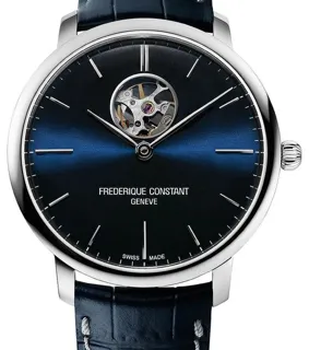 Frédérique Constant Slimline FC-312N4S6 40mm Stainless steel Blue