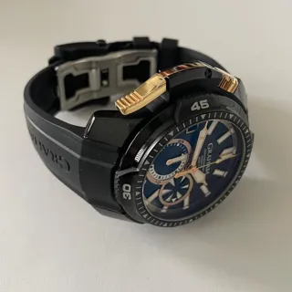 Graham Chronofighter 2CDAZ.B04A 45mm Stainless steel and Black DLC Black