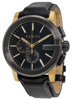 Gucci G-Chrono YA101203 Gold PVD stainless steel Black