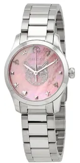 Gucci G-Timeless YA1265013 Stainless steel Pink