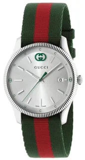 Gucci G-Timeless YA1264236 38mm Stainless steel Silver