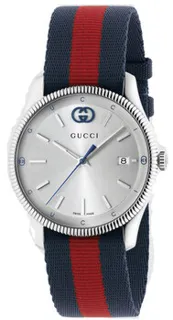 Gucci G-Timeless YA1264237 38mm Stainless steel Silver