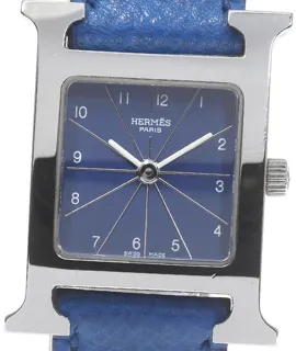 Hermès Heure H HH1.210 21mm Stainless steel Blue