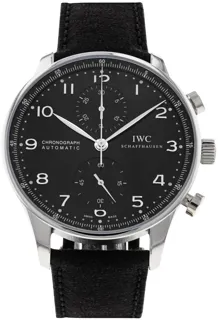 IWC Portugieser IW371447 Stainless steel Black