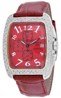 Locman Classic 488RD2D/RD 37mm Aluminium Red