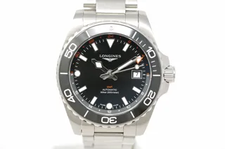 Longines HydroConquest L37904566 41mm Stainless steel Black