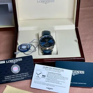 Longines Master Collection L29094920 40mm Stainless steel Blue