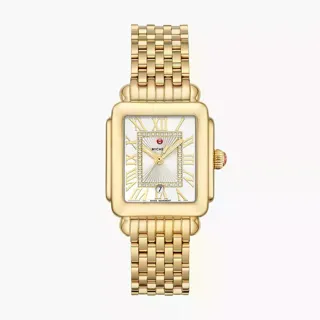 Michele Deco DECO  MID MWW06G000014 31mm Yellow gold Silver