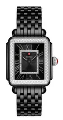 Michele Deco MWW06T000226 33mm Ceramic Black Sunray