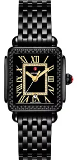 Michele Deco Madison MWW06G000042 Stainless steel Black