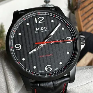 Mido Multifort M005.430.37.050.00 42mm Stainless steel Black