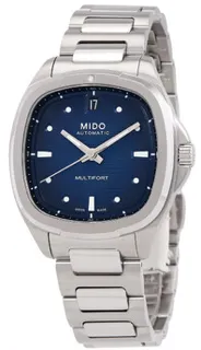 Mido Multifort M0493071104100 Stainless steel Blue