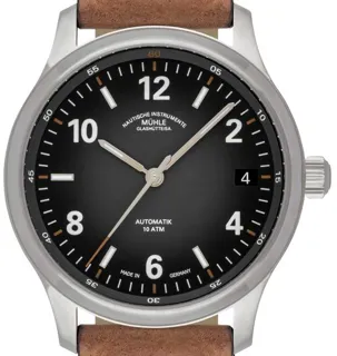 Mühle Glashütte M1-43-16-LB-II 42.5mm Stainless steel Black