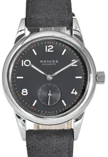 NOMOS Club 702 36mm Stainless steel Gray