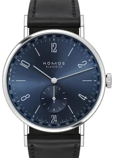 NOMOS Tangente 136.SB 37.5mm Stainless steel Blue