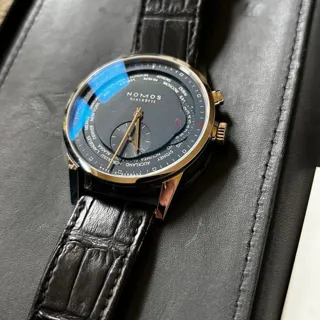 NOMOS Zürich Weltzeit 807 Stainless steel Blue