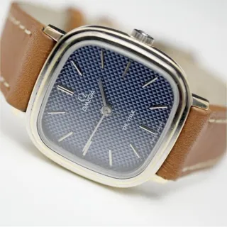 Omega De Ville 511.0471 24.5mm Yellow gold and Stainless steel Blue