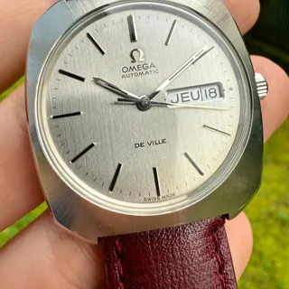 Omega De Ville 166.095 35.5mm Stainless steel Gray