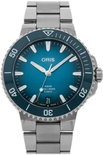 Oris Aquis Date 01 400 7790 4135-07 8 23 02PEB 43mm Stainless steel blue