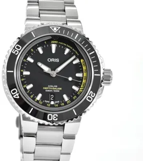 Oris Aquis Depth Gauge 01 733 7755 4154 45.8mm Stainless steel Black