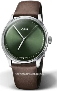 Oris Artelier 01 733 7762 4057-07 5 20 70FC 38mm Stainless steel Green