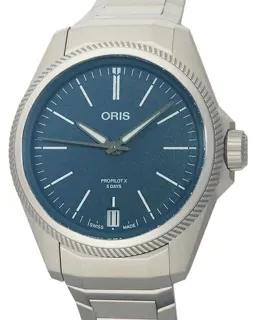 Oris Big Crown ProPilot 01 400 7778 7155-07 7 20 01TLC 39mm Titanium Blue