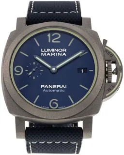 Panerai Luminor Marina PAM 01117 Titanium blue