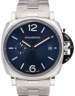 Panerai Luminor Marina PAM 01124 Stainless steel Blue