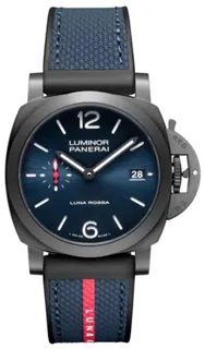 Panerai Luminor PAM01408 40mm Stainless steel Blue