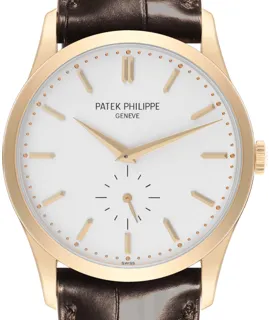 Patek Philippe Calatrava 5196j Yellow gold Silver