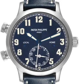 Patek Philippe Calatrava 7234G-001 White gold Blue