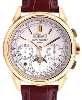 Patek Philippe Perpetual Calendar Chronograph 5270J-001 41mm Yellow gold Silver