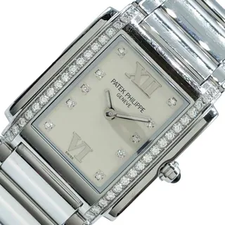 Patek Philippe Twenty~4 4910/10A-011 24.8mm Stainless steel White