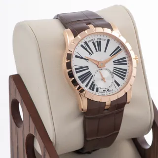 Roger Dubuis Excalibur DBEX0461 36mm 18kt Rose Gold Silver