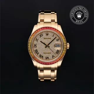 Rolex Pearlmaster 86348SAJOR 39mm Gold 18 Carat Yellow