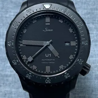 Sinn U1 1010 44mm Stainless steel Black