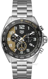 TAG Heuer Formula 1 CAZ101AU.BA0842 43mm Brushed/polished steel Black