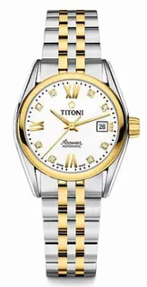 Titoni Airmaster 23909 SY-063 Stainless steel White