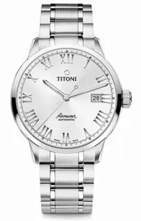 Titoni Airmaster 83733 S-561 40mm Stainless steel Silver