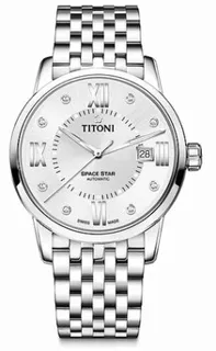 Titoni Space Star 83538 S-099 40mm Stainless steel Silver