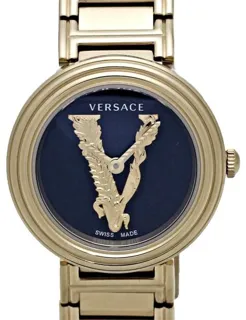 Versace VET300121 28mm Stainless Black