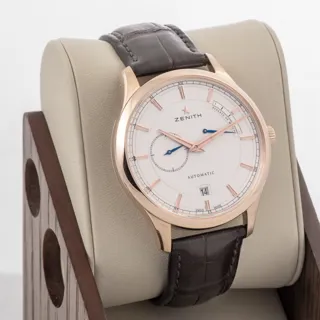 Zenith Elite 18.2121.685/01.C498 Rose gold Silver