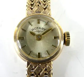 Rotary Yellow gold Champagne