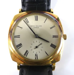 Patek Philippe Calatrava 3525 32mm 18k yellow gold Silver